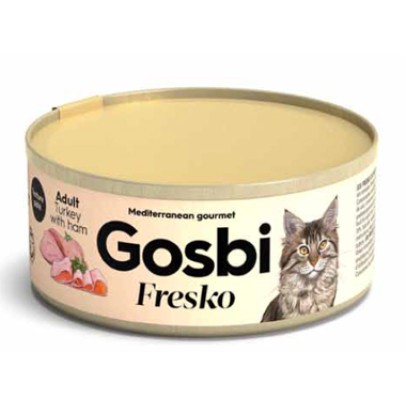 GOSBI FRESKO CAT ADULT TURKEY & HAM 70 G GOSBI FRESKO CAT ADULT TURKEY & HAM 70 G