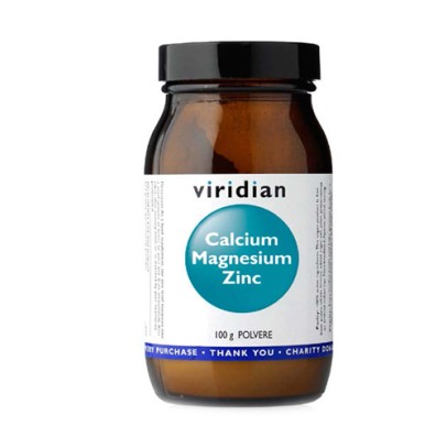 VIRIDIAN CALCIUM MAGNESIUM ZINC 100G POLVERE VIRIDIAN CALCIOMAGNESIO ZINCO VIRIDIAN CALCIUM MAGNESIUM ZINC 100G POLVERE VIRIDIAN CALCIOMAGNESIO ZINCO