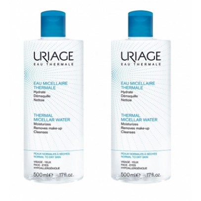 URIAGE EAU MICELLARE PER PELLI NORMALI/SECCHE 1+1