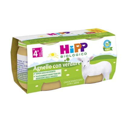 HIPP BIO HIPP BIO OMOGENEIZZATO A GNELLO CON VERDURE 2X80 G