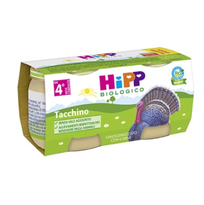 HIPP BIO HIPP BIO OMOGENEIZZATO TACCHINO 2X80 G