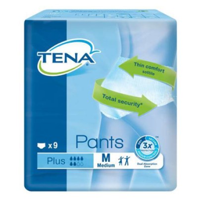 PANNOLONE PULL-UP TENA PANTS PLUS TAGLIA MEDIUM 9 PEZZI PANNOLONE PULL-UP TENA PANTS PLUS TAGLIA MEDIUM 9 PEZZI