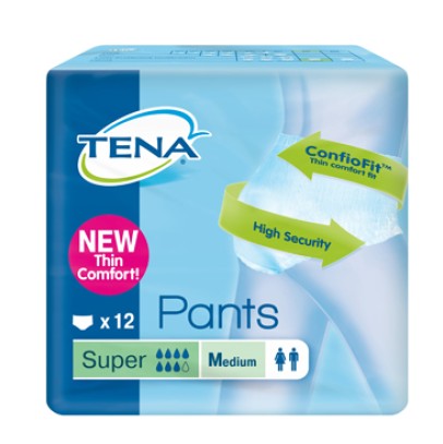 PANNOLONE PULL UP TENA PANTS SUPER TAGLIA MEDIUM 12 PEZZI PANNOLONE PULL UP TENA PANTS SUPER TAGLIA MEDIUM 12 PEZZI