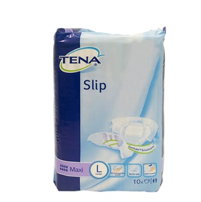PANNOLONE PER INCONTINENZA A MUTANDINA TENA SLIP MAXI L 10 PEZZI PANNOLONE PER INCONTINENZA A MUTANDINA TENA SLIP MAXI L 10 PEZZI