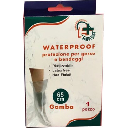 WATERPROOF PROTEZIONE PER GESSO E BENDAGGI PER GAMBA 65 CM RIUTILIZZABILE WATERPROOF PROTEZIONE PER GESSO E BENDAGGI PER GAMBA 65 CM RIUTILIZZABILE