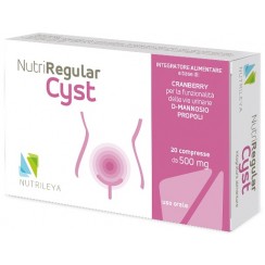 NUTRIREGULAR CYST 20 CAPSULE 500 MG