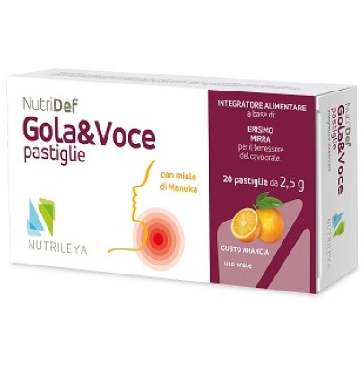 NUTRIDEF GOLA & VOCE ARANCIA 20 PASTIGLIE