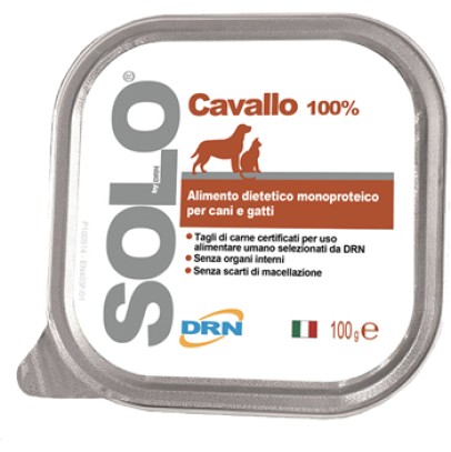 SOLO CAVALLO PER CANI E GATTI 100 G