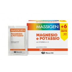 MASSIGEN MAGNESIO E POTASSIO 24 BUSTINE +6 GRATIS