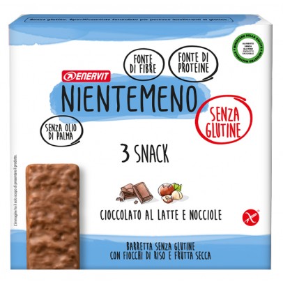 NIENTEMENO BAR CIOCCOLATO AL LATTE NOCCIOLE 3 X 33 G