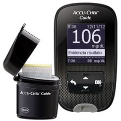 KIT GLUCOMETRO ACCU-CHEK GUIDE MG/DL + PUNGIDITO FASTCLIX