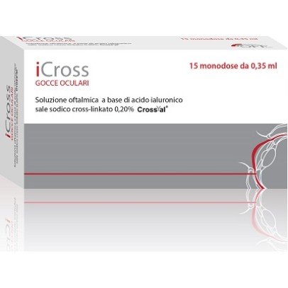 SOLUZIONE OFTALMICA ICROSS 15 MONODOSI DA 0,35 ML