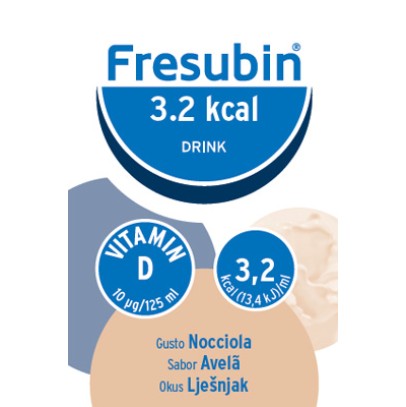 FRESUBIN 3,2 KCAL DRINK NOCCIOLA 4 X 125 ML