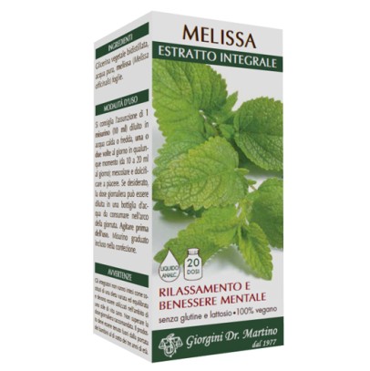 MELISSA ESTRATTO INTEGRALE 200 ML MELISSA ESTRATTO INTEGRALE 200 ML