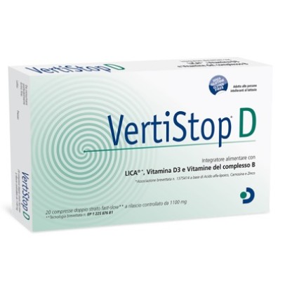 VERTISTOP D 20 COMPRESSE DA 1100 MG VERTISTOP D 20 COMPRESSE DA 1100 MG