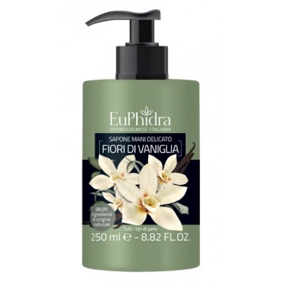 EUPHIDRA SAPONE LIQUIDO MANI VANIGLIA IN FLACONE CON ETICHETTA DISPENSER