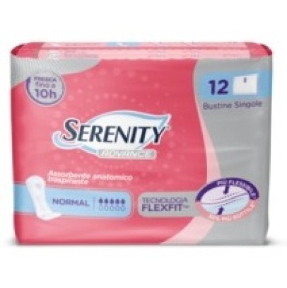 SERENITY ASSORBENTE ADVANCE NORMAL 6 X 12 PEZZI SERENITY ASSORBENTE ADVANCE NORMAL 6 X 12 PEZZI