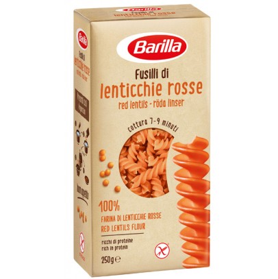 BARILLA FUSILLI LENTICCHIE ROSSE 250 G