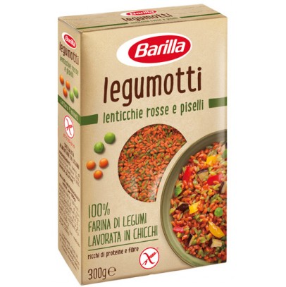 BARILLA LEGUMOTTI ALLE LENTICCHIE ROSSE E PISELLI 300 G