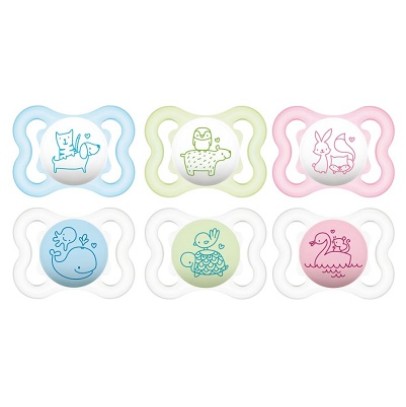 MAM AIR SUCCHIETTO 2-6 MESI CAUCCIU' CONFEZIONE DOPPIA MAM AIR SUCCHIETTO 2-6 MESI CAUCCIU' CONFEZIONE DOPPIA