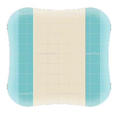 MEDICAZIONE SPECIALE ATTIVA CON IDROCOLLOIDE CON BORDI SMUSSATI COMFEEL PLUS 20X20 CM 5 PEZZI MEDICAZIONE SPECIALE ATTIVA CON IDROCOLLOIDE CON BORDI SMUSSATI COMFEEL PLUS 20X20 CM 5 PEZZI