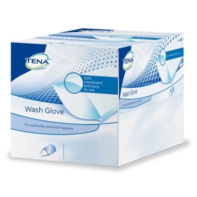 GUANTO PER IGIENE TENA WASH 50 PEZZI GUANTO PER IGIENE TENA WASH 50 PEZZI