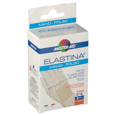 RETE TUBOLARE ELASTICA IPOALLERGENICA MASTER-AID ELASTINA MANO/POLSO 3 MT IN TENSIONE CALIBRO 3 CM RETE TUBOLARE ELASTICA IPOALLERGENICA MASTER-AID ELASTINA MANO/POLSO 3 MT IN TENSIONE CALIBRO 3 CM