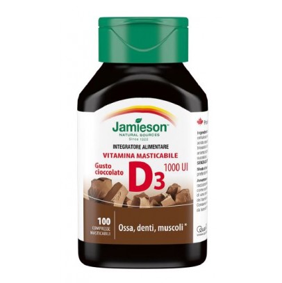 JAMIESON VITAMINA D 1000 MASTICABILE 100 COMPRESSE