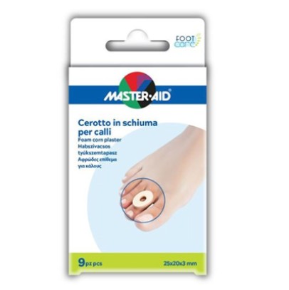 PROTEZIONE MASTER-AID IN SCHIUMA PER CALLI SPESSORE 3 MM 9 PEZZI PROTEZIONE MASTER-AID IN SCHIUMA PER CALLI SPESSORE 3 MM 9 PEZZI