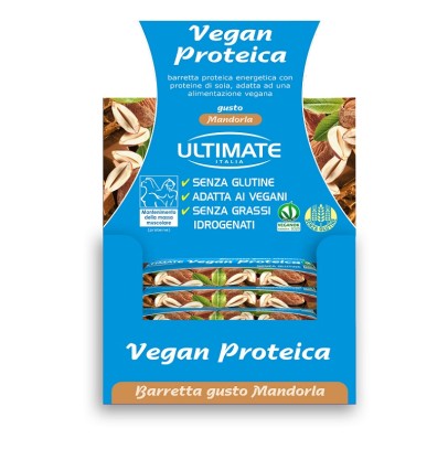 ULTIMATE BARRETTA VEGAN PROTEICA MANDORLA 24 X 40 G