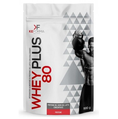 WHEY PLUS 80 FRAGOLA BUSTA 900 G