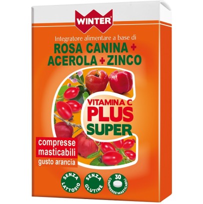 WINTER VITAMINA C PLUS SUPER + ZINCO 30 COMPRESSE MASTICABILI WINTER VITAMINA C PLUS SUPER + ZINCO 30 COMPRESSE MASTICABILI