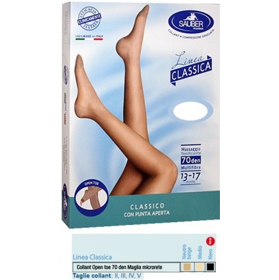 SAUBER COLLANT OPEN TOE MAGLIA MICRORETE 70 DEN COLORE NEUTRO BEIGE 3 LINEA CLASSICA SAUBER COLLANT OPEN TOE MAGLIA MICRORETE 70 DEN COLORE NEUTRO BEIGE 3 LINEA CLASSICA