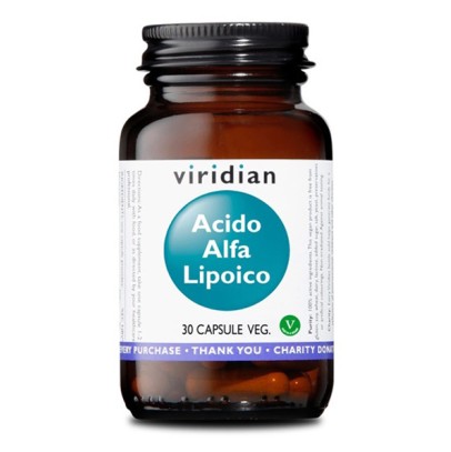 VIRIDIAN ACIDO ALFA LIPOICO 30 CAPSULE VEGETALI