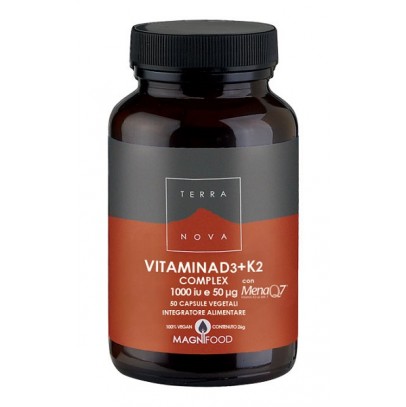 TERRANOVA VITAMINA D3 + K2 50 CAPSULE