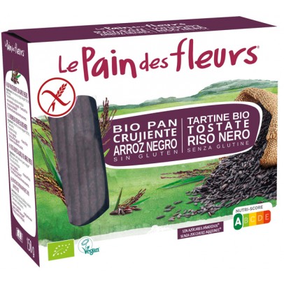 PAIN DES FLEURS TARTINE TOSTATE AL RISO NERO 350 G