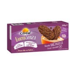 CEREAL BUONI SENZA BISCOTTI BREAKFAST CACAO E CIOCCOLATO 200G