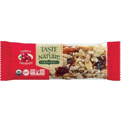 TASTE OF NATURE BARRETTA AI CRANBERRIES BIO VEGAN 40 G