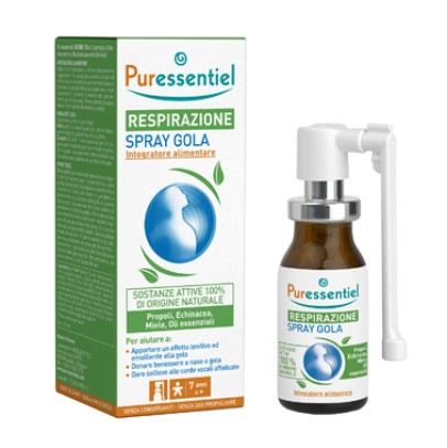 PURESSENTIEL RESPIRAZIONE SPRAY GOLA 15 ML PURESSENTIEL RESPIRAZIONE SPRAY GOLA 15 ML