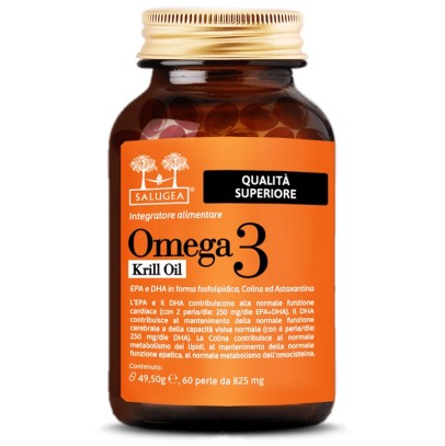 SALUGEA OMEGA 3 KRILL OIL 60 PERLE SALUGEA OMEGA 3 KRILL OIL 60 PERLE