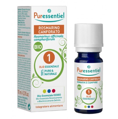 PURESSENTIEL ROSMARINO CANFORA OLIO ESSENZIALE BIO 10 ML