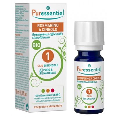 PURESSENTIEL ROSMARINO CINEOLO OLIO ESSENZIALE BIO 10 ML