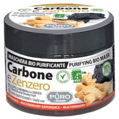 PURO BIO MASCHERA CARBONE E ZENZERO 250 ML