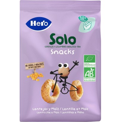 HERO SOLO SNACK LENTICCHIE MAIS 100% BIO 50 G