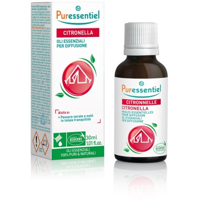 MISCELA CITRONELLA PER DIFFUSIONE 30 ML ECOCERT MISCELA CITRONELLA PER DIFFUSIONE 30 ML ECOCERT