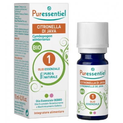 PURESSENTIEL CITRONELLA JAVA OLIO ESSENZIALE BIO 10 ML