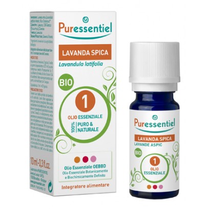 PURESSENTIEL LAVANDA SPICA OLIO ESSENZIALE BIO 10 ML