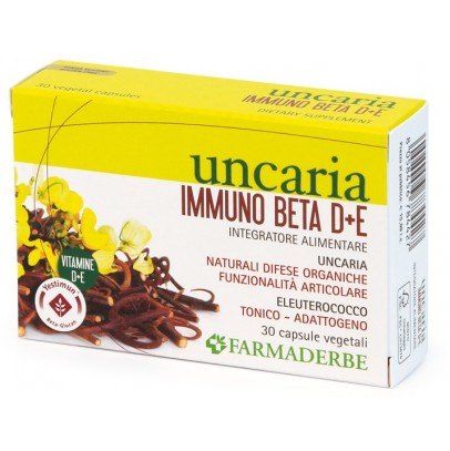 UNCARIA IMMUNO BETA D+E 30 CAPSULE