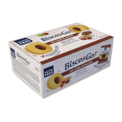 NUTRIFREE BISCO&GO CON CREMA DI NOCCIOLE 4X40 G NUTRIFREE BISCO&GO CON CREMA DI NOCCIOLE 4X40 G