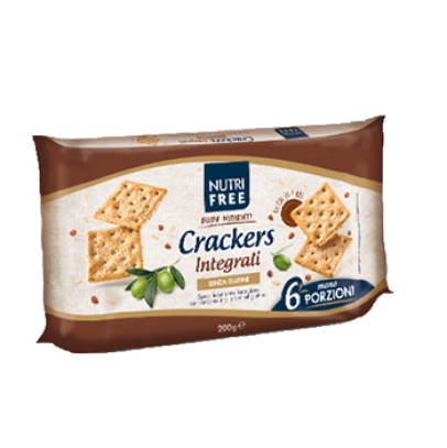 NUTRIFREE CRACKERS INTEGRALI 33,4 G X 6 PEZZI NUTRIFREE CRACKERS INTEGRALI 33,4 G X 6 PEZZI